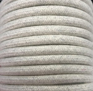Striscia decorativa in tessuto da 5 metri, cotone e lino beige (CIR62BA10) - Product Image 1