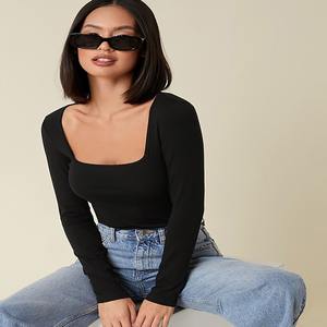 Nouveau haut solide pour femmes à la mode avec manches complètes haut tendance en tissu de nylon tissé pour femmes Design Offre Spéciale MADE IN INDIA - Product Image 4