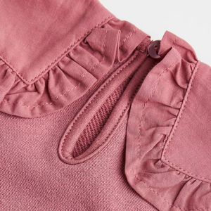 ชุดวอร์มสำหรับเด็กชุดวอร์มสีพื้นแขนยาวทุกเพศชุดวิ่งตามสั่งชุดวอร์มสีพื้นสินค้ามาใหม่2025 - Product Image 4