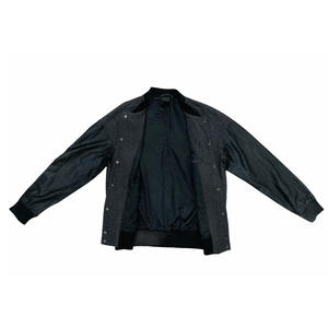 Chaquetas con letras de béisbol con bordado de lana y logotipo personalizado para hombre chaqueta universitaria de manga de cuero naranja en blanco Vintage High Street - Product Image 5