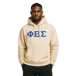 Sweat à capuche neutre Phi Beta Sigma en coton premium, vêtements de fraternité grecque, broderie personnalisée Divine Nine HBCU Greek Life - Product Image 1