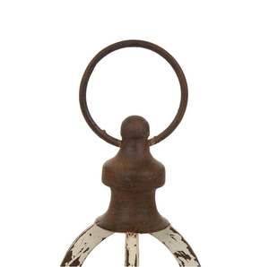 Juego de dos portavelas de hierro para decoración del hogar, conjunto de faroles de alta calidad hechos en la India para Hotel, restaurante, oficina de boda, venta al por mayor - Product Image 4