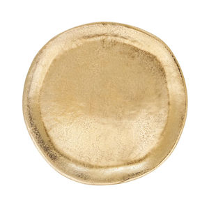 Placa de cargador de oro de diseño de lujo, placa decorativa de colocación de mesa de Metal martillado para bodas y eventos al mejor precio - Product Image 5