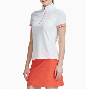 Fabricant professionnel de haute qualité pull zippé Golf femmes Polo respirant haute qualité été Polo RRI-PS-02 - Product Image 3