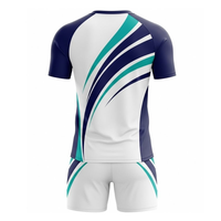 Seragam Tim Bola Voli OEM |   Set Jersey & Celana Pendek Cepat Kering Warna Navy Teal