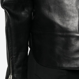 <b>Leather</b> <b>Jacket</b> OEM Custom Design Stand Collar Vintage Zipper <b>Leather</b> <b>Jacket</b> Outdoor Autumn <b>Long</b> Sleeve PU <b>Leather</b> <b>Jacket</b> - Product Image 4