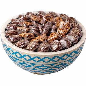 Premium Quality Wooden and Bone Inlay Serving Bowl for Snacks Dry Fruits Table Decoration Hotel Use & Elegant Home Display - Product Image 4