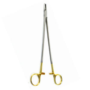 Portaagujas de acero inoxidable de alta calidad, buena base de venta de instrumentos quirúrgicos con fuente de alimentación Manual de etiqueta personalizada - Product Image 5