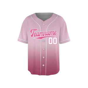 Camiseta de Béisbol Deportiva de Secado Rápido, 100% Poliéster, Personalizable con Nombre de Equipo, Venta al Por Mayor OEM/ODM - Product Image 2