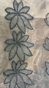 ประดับด้วยผ้าลูกไม้ปักลายดอกไม้สีสันสดใสสำหรับงานแต่งงานสิ่งทอที่บ้านหรูหรางานประดิษฐ์เสื้อผ้างานฝีมือแบบทำมือกระเป๋ารองเท้า - Product Image 3