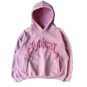 Sudaderas con capucha unisex cuadradas impresas en 3D con logotipo personalizado al por mayor con cordones de alta calidad de espuma suave para hombres para invierno - Product Image 2