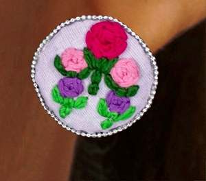 Pendientes de Tela Bordados Hechos a Mano, Pendientes Personalizados con Cuentas Múltiples, Joyería Festiva para Mujer al Mejor Precio, Pendientes con Cuentas - Product Image 2