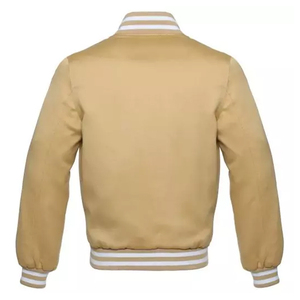 Custom Logo Satin Varsity <b>Jacket</b> <b>Men</b> Baseball Bomber <b>Jacket</b> <b>Lightweight</b> Streetwear Wholesale - Product Image 4