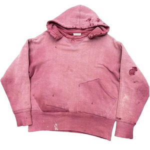 Venta al por mayor Unisex 450G 100% algodón pesado en blanco moda de gran tamaño lavado sudaderas con capucha para hombres con bolsillo - Product Image 3