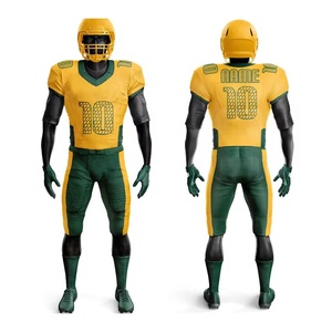 Uniformes de Fútbol Americano con el Último Diseño de 2025, Kits Transpirables de Secado Rápido de Buena Calidad para Adultos, Nuevo Estilo de Verano, 100% Poliéster - Product Image 4