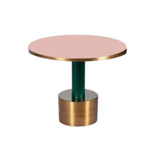 Muebles de salón modernos con acabado brillante, muebles de jardín para interiores, parte superior redondeada, nuevos diseños, mesa de centro para interiores y exteriores - Product Image 1