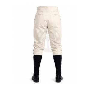 Comfortable Fit Men's Napoleonic War Trouser Straight Classic <b>Period</b> Design Neat Stitching Secure Fastening Canvas Lightweight - Product Image 2