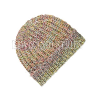 Fournisseurs de chapeaux de bonnet en laine mohair de couleur pure personnalisés pour hommes nouveau style d'hiver doux en gros à la mode pour hommes - Product Image 2