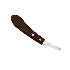 Hermosos cuchillos para pezuñas diestros de color negro, instrumentos veterinarios de limpieza de pezuñas de acero inoxidable japonés de la mejor calidad - Product Image 3