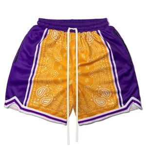 2025 Hip Hop Jersey Gym Running Shorts Sexy Personnalisé En Gros Hommes Gym Mesh Basketball Shorts Deux Poches Latérales Profondes - Product Image 2