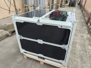 Contenedor de Almacenamiento de Malla Metálica para Palés Industriales, Apilable, Duradero, con Recubrimiento en Polvo, Caja Metálica para Fábrica - Product Image 5