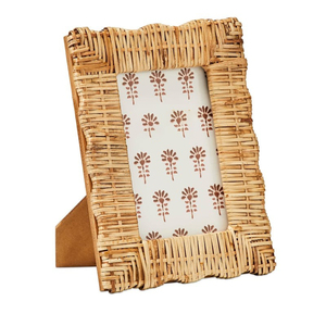 Classic Rattan Picture <b>Frame</b> Handcrafted Wicker <b>Photo</b> <b>Frame</b> Natural Rattan <b>Wall</b> Decor Boho Woven <b>Frame</b> <b>For</b> Home Decoration - Product Image 1