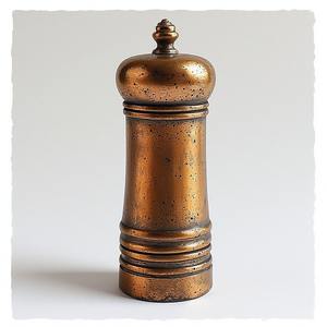 Ensemble de moulin à poivre et shaker en laiton fabriqué à la main avec finition polie en cuivre conçu pour les intérieurs de salle à manger décoratifs - Product Image 3