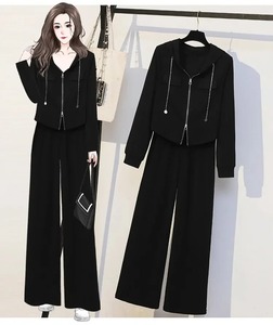 Traje deportivo informal de otoño para mujer, conjunto de 2 piezas adelgazante con capucha a la moda, la mejor y mejor calidad - Product Image 4