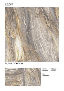 Modern Acid-Resistant Glossy Porcelain Floor and Wall Tiles 600x600mm for <b>Kitchen</b> and Living Room - Product Image 2