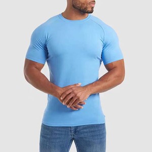 Wholesale Custom Printed Cotton/Polyester Gym Regular Fit Breathable Anti-Wrinkle <b>T</b>-<b>Shirt</b> Hot Selling Latest - Product Image 2