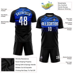 Youth <b>Soccer</b> Wear <b>Soccer</b> Uniforms Men Sublimation Quantity Custom OEM Football Shirt Football for Team Quick Dry Club Sportswear - Product Image 3