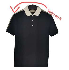Camisa de Golf para Hombre de Alta Calidad al por Mayor, de Algodón Mercerizado Sólido, Tejido Piqué, con Bolsillo Bordado, Antiarrugas, Manga Corta - Product Image 4