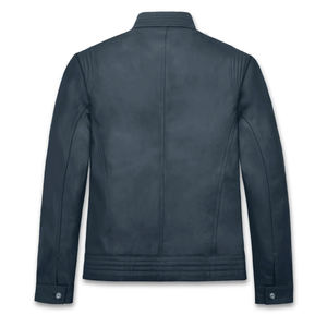 แจ็กเก็ตหนังสำหรับผู้ชาย, แจ็กเก็ตหนังแฟชั่นหนังสำหรับผู้ชายแจ็คเก็ตบอมเบอร์ฤดูหนาวแจ็คเก็ตหนังเกรดสูง - Product Image 2