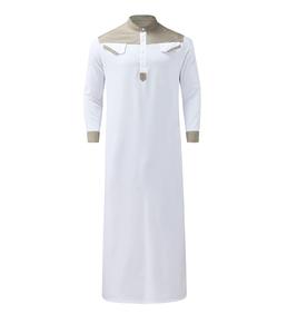 La ropa islámica más vendida para hombres Thobe musulmán árabe Thobe venta al por mayor Jubba para hombres ropa islámica para hombres thobes ropa musulmana larga - Product Image 3