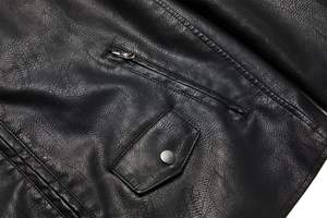 Chaqueta de cuero genuino limitada para hombre, talla estadounidense, cuero de cordero, bordado de diamantes, la mejor chaqueta de moda de alta calidad para hombre - Product Image 6