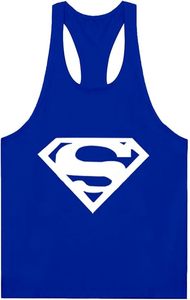 Customize Men's Casual <b>Workout</b> <b>Tank</b> <b>Tops</b> Athletic Sleeveless Muscle Shirts Knitted Polyester/Cotton Quick Dry Breathable - Product Image 3