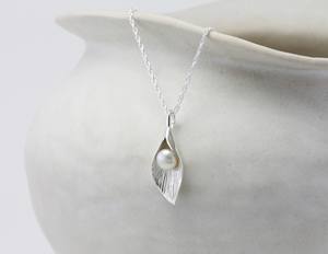 Moonstone <b>Necklace</b>, Rainbow Moonstone Droplet Pendant <b>Necklace</b>, Gemstone <b>Necklace</b>, June <b>Birthstone</b>, Handmade Pendant - Product Image 1