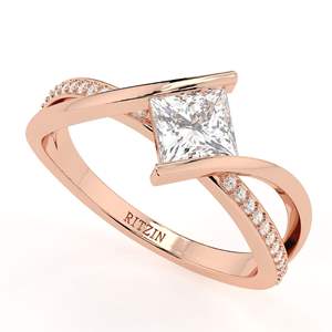 แหวนครบรอบปีแบบบิดประดับเพชรสำหรับผู้หญิง2.00 ctctx - Product Image 3