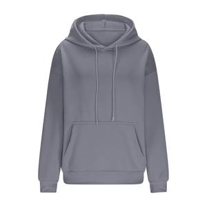 Factory Ready Women Winter Long Oversized <b>Hoodie</b> Soft <b>Velour</b> Fabric 100% Cotton Front Logo Streetwear Style - Product Image 6