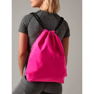 Custom Icon Drawstring <b>Backpack</b> for Promotional Sport Merchandising - Product Image 1
