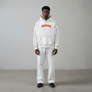 Custom Printed <b>Jogger</b> Sets Oversized Hoodie Baggy Sweatpants 2 Piece Set Midweight Cotton High Quality Streetwear <b>Men's</b> - Product Image 3