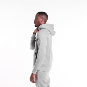 Sudadera con capucha de alta calidad con cremallera, forro acolchado, estilo hip hop, doble capucha, doble capa, mono de poliéster/algodón, sudadera de invierno para hombre - Product Image 3