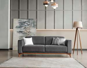 Muebles de tela con estilo moderno, grupo de asientos reclinables para el hogar, villas, salas de estar, apartamentos, hoteles, oficinas en el hogar - Product Image 4