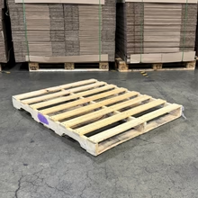 Briquette de palettes en bois à prix de gros 1200x1200 40x48, grande briquette EPAL robuste empilable pour système de chauffage - Product Image 5