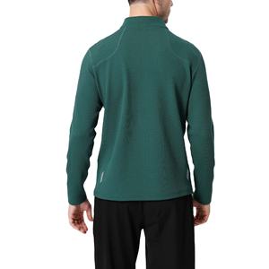 Wholesale OEM 1/4 Quarter <b>Zip</b> Gym Wear T <b>Shirt</b> Custom Print Logo <b>Men</b> Half <b>Zip</b> Polyester Cotton Run Sports Hoodies Sweatshirt - Product Image 2