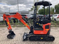 Mini-excavatrice Kubota U17-5, mini-excavatrice diesel compacte avec cabine et hydraulique auxiliaire à haut débit