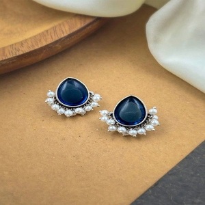 Pendientes de latón oxidado con gota de lágrima, pendientes de gota étnicos de inspiración Vintage para mujer, joyería bohemia de declaración, ropa informal y festiva - Product Image 1