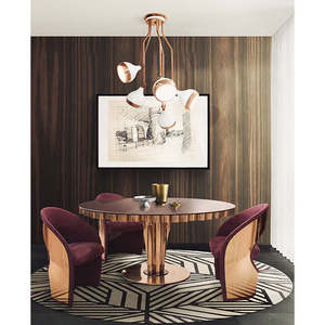WORMLEY Contemporary Square Dining <b>Table</b> Stable Convertible Assembled Home Furniture Luxury for Apartment Metal Wood Stone - Product Image 2