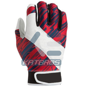 Gants de frappe de baseball en cuir de cabretta de qualité supérieure pour une prise en main solide, prix abordable, swing rapide et soutien du joueur - Product Image 2