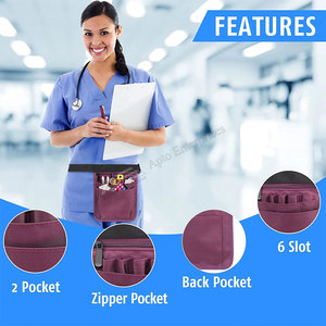 Accessoires médicaux personnalisés Mallette à outils Organisateur de poche infirmière pour blouse d'hôpital Poche infirmière médecin - Product Image 4